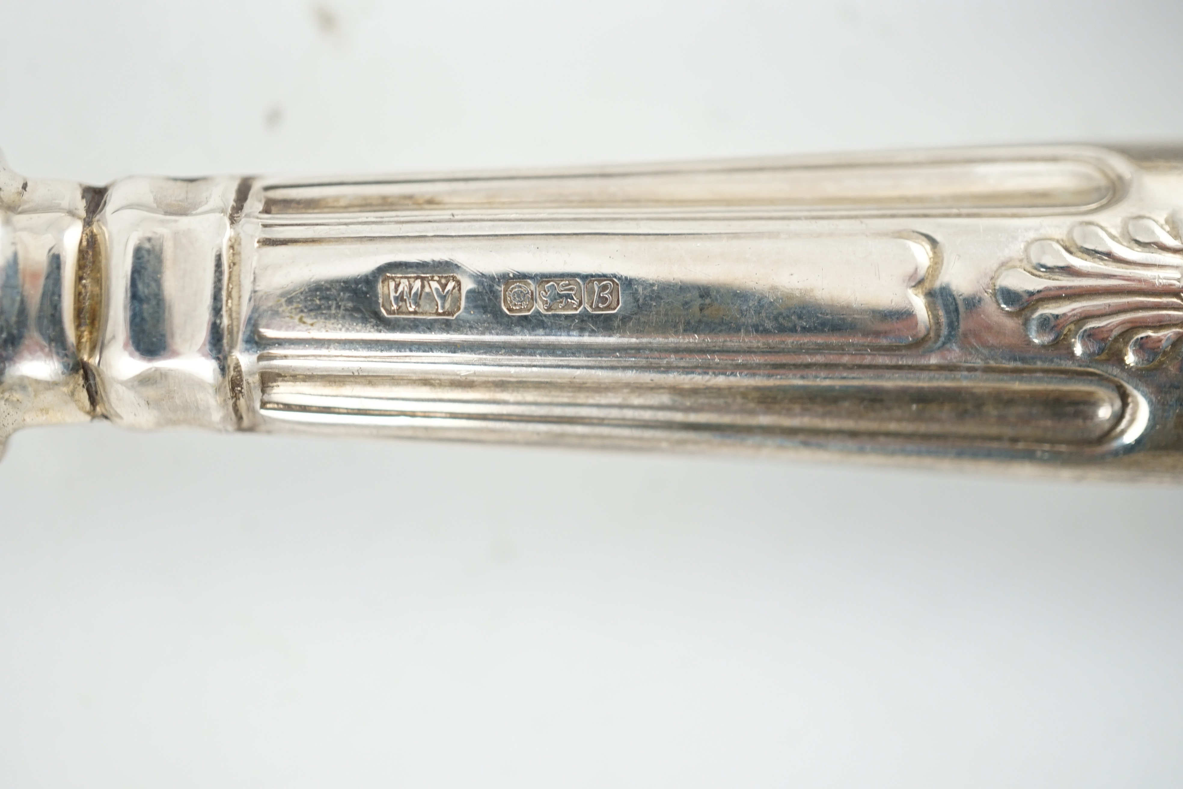 An Elizabeth II modern canteen of silver Kings pattern cutlery for twelve, by William Yates Ltd